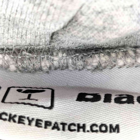 ザブラックアイパッチ THE BLACK EYE PATCH handle with care label hoodie メンズ JPN:M